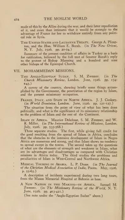 جولة طبية في الجزيرة العربية (1926) — مجلة العالم الإسلامي (ص71)