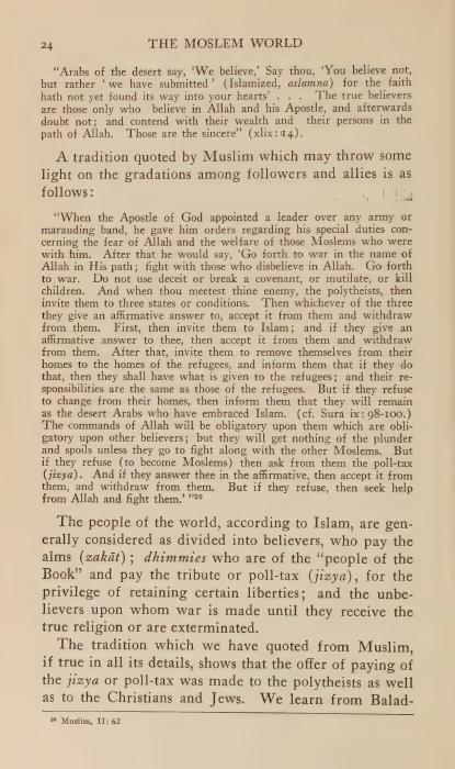 الجزية في البحرين في صدر الإسلام، 1927 — مجلة العالم الإسلامي (ص17)