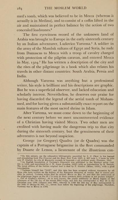 رحالة برتغالي في هرمز ومكة والجزيرة العربية (1509-1520) — مجلة العالم الإسلامي، 1942 (ص9)