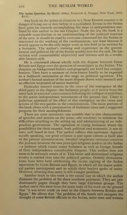 مراجعة كتاب 'مرحباً بكم في البحرين' لدليل السياح والمسافرين 1953 — مجلة العالم الإسلامي (ص57)