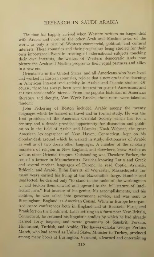 الاهتمام الأمريكي بالدراسات العربية والإسلامية في الظهران، 1954 — مجلة العالم الإسلامي (ص28)