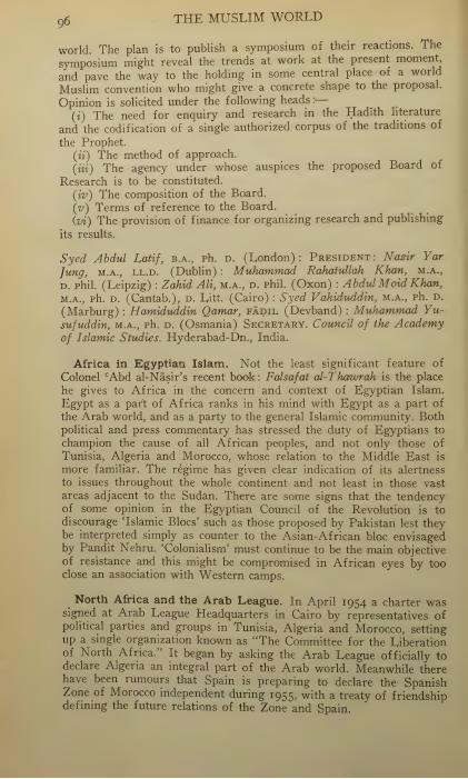 مساهمات خليجية لترميم قبة الصخرة ومجلة الرياض السعودية 1955 — مجلة العالم الإسلامي (ص94)