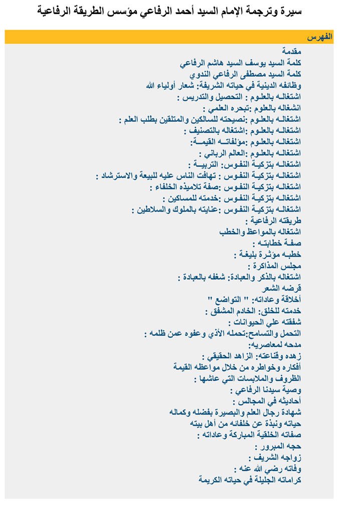 الإمام أحمد الرفاعي ومؤسس الطريقة الرفاعية